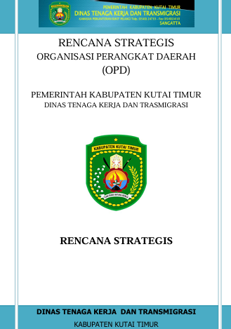 Renstra Dinas Transmigrasi dan Tenaga Kerja 2021-2026